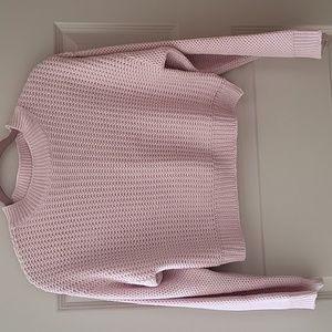 Zara cropped knit sweater top